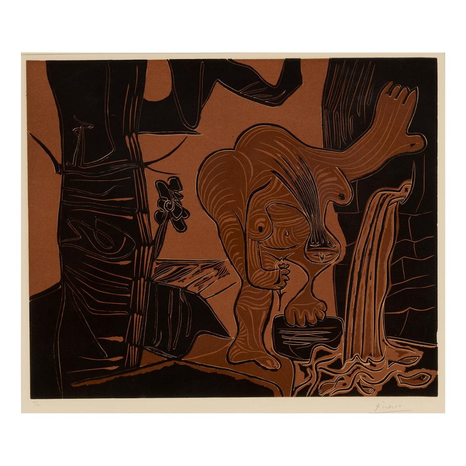 FEMME À LA SOURCE (B. 1093; BA. 1326) by Pablo Picasso