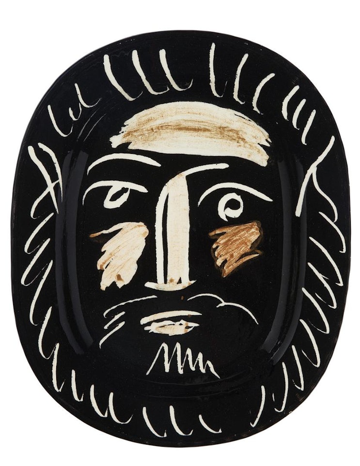 Visage d'homme (A.R. 203) by Pablo Picasso