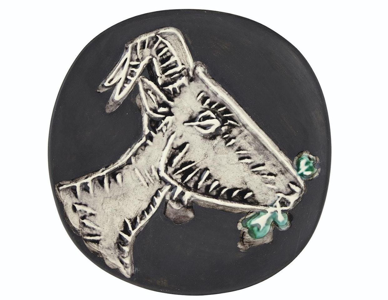 Tête de chèvre de profil (A.R. 112) by Pablo Picasso