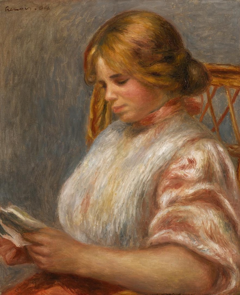 LA LISEUSE by Pierre-Auguste Renoir