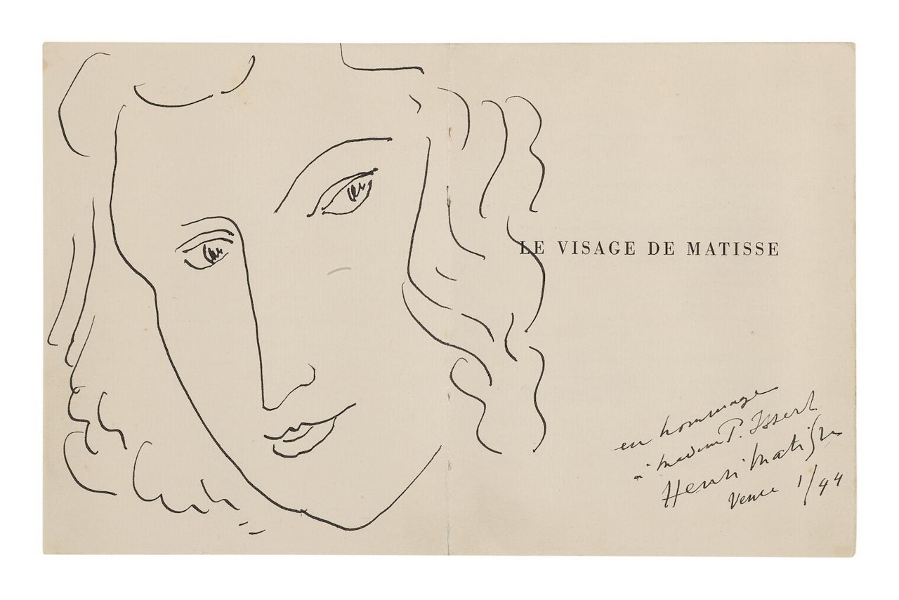 UN HOMMAGE À MADAME PIERRINE ISSERT by Henri Matisse