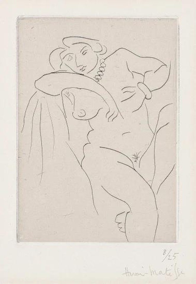 Nu assis au collier de perles (Nude Sitting with a Pearl Necklace) by Henri Matisse