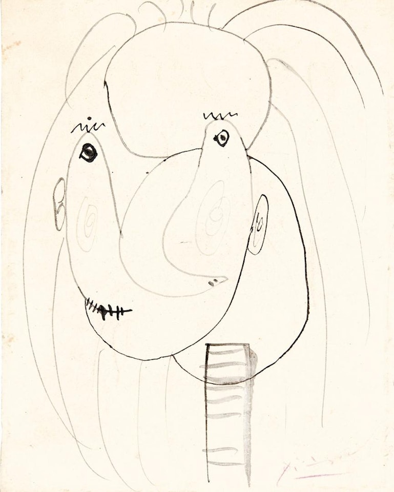 TÊTE DE FEMME by Pablo Picasso