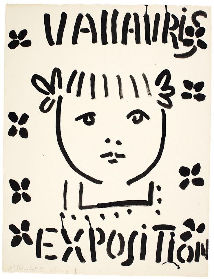 PROJET D'AFFICHE À VALLAURIS by Pablo Picasso