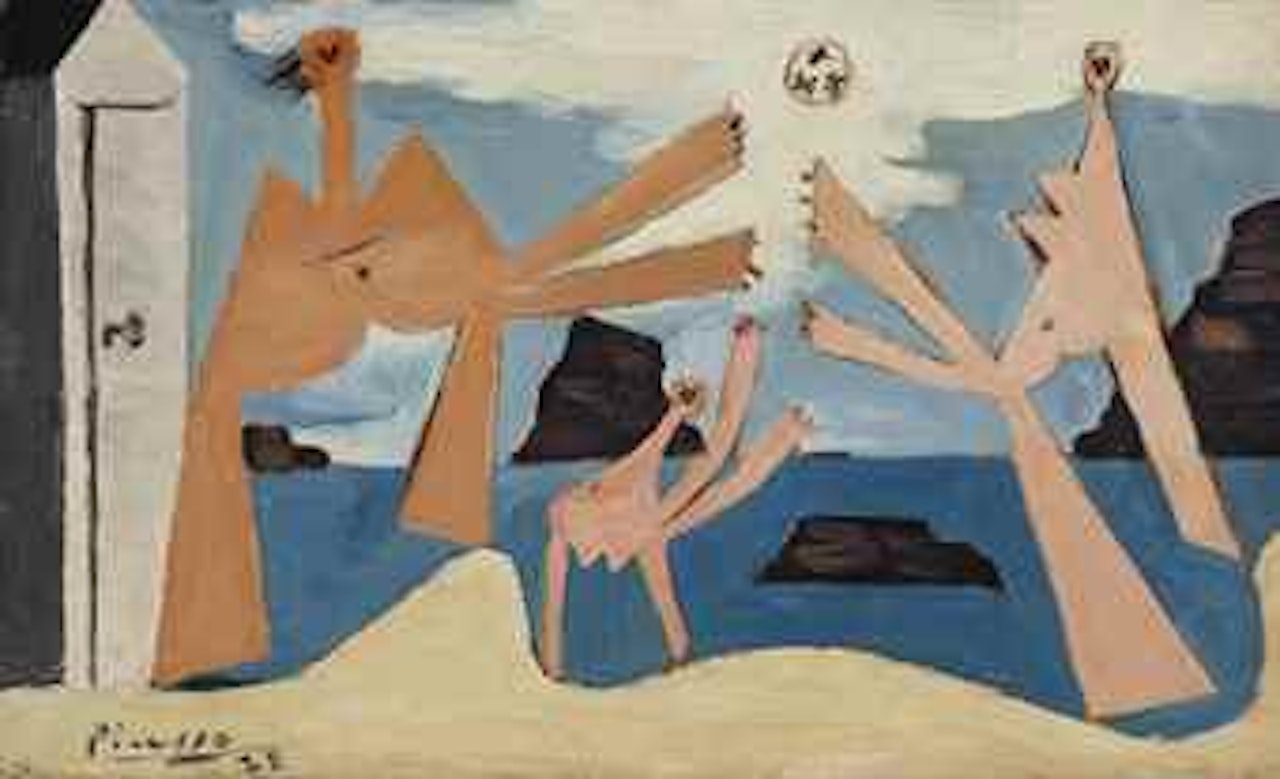 Baigneuses au ballon by Pablo Picasso