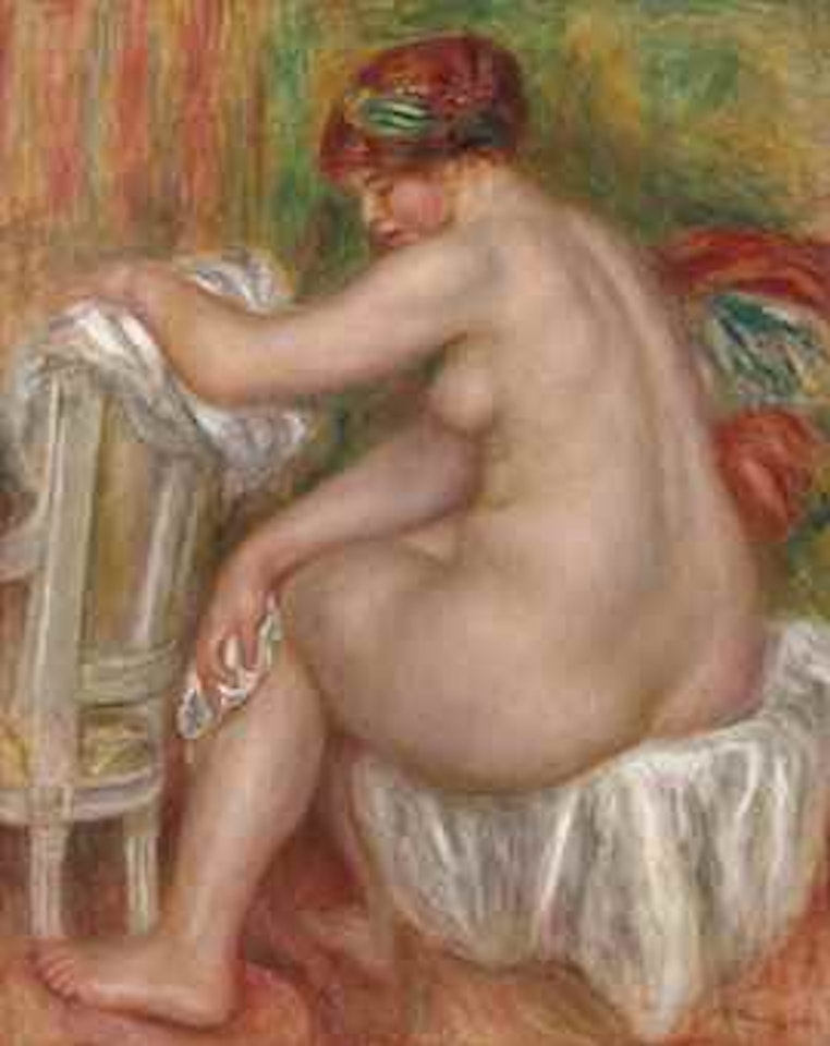 Femme nue à sa toilette or Femme s’essuyant by Pierre-Auguste Renoir