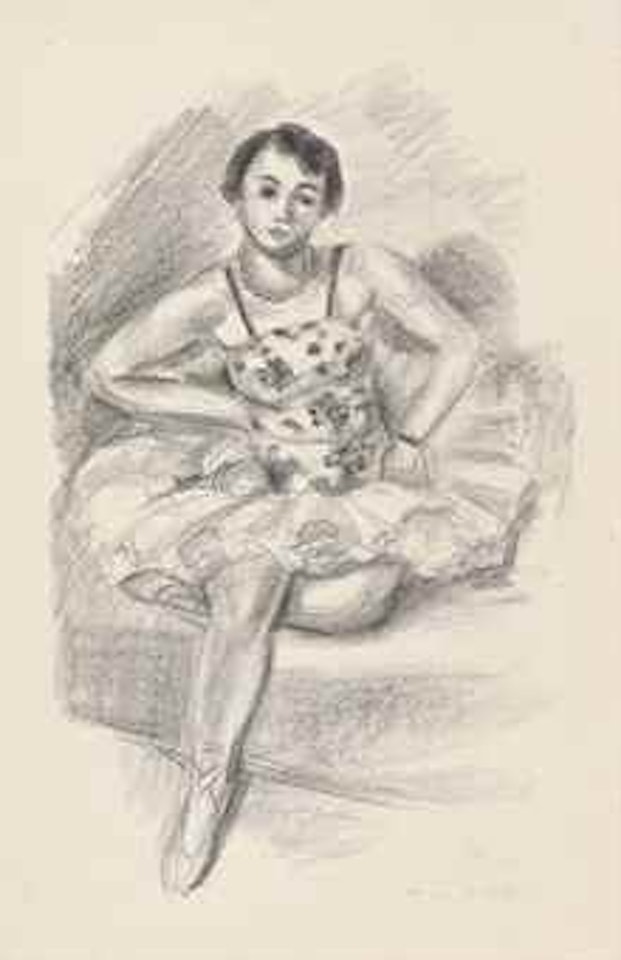 Danseuse assise, from: Dix Danseuses by Henri Matisse