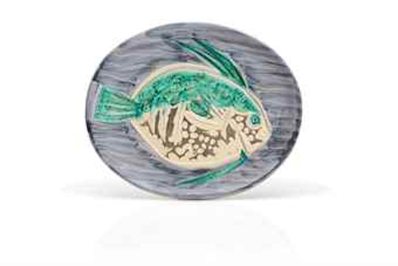 Poisson bleu (A.R. 180) by Pablo Picasso