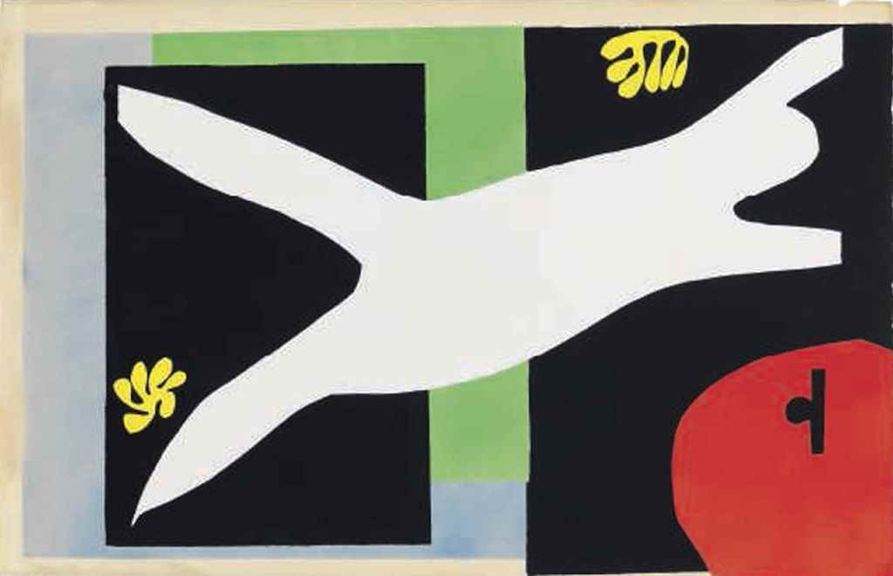 La nageuse dans l'aquarium, from Jazz by Henri Matisse