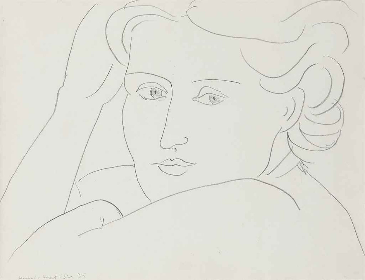 Tête de femme by Henri Matisse