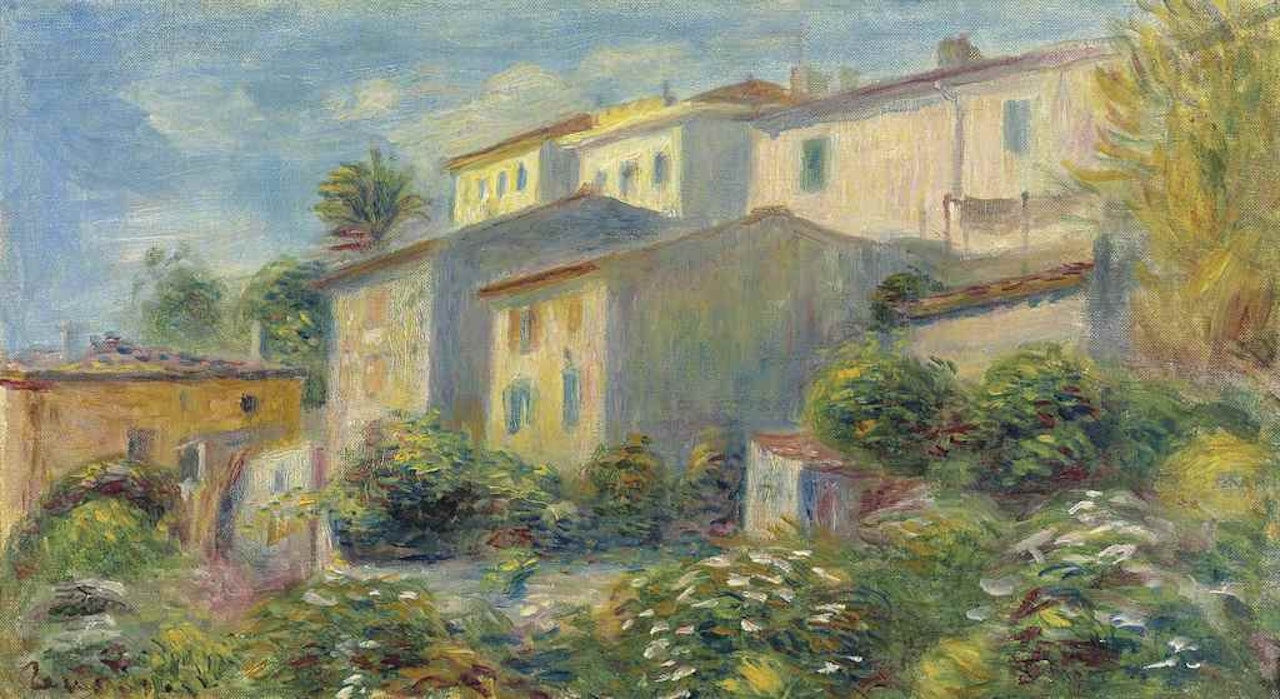 Vue de la Poste à Cagnes by Pierre-Auguste Renoir
