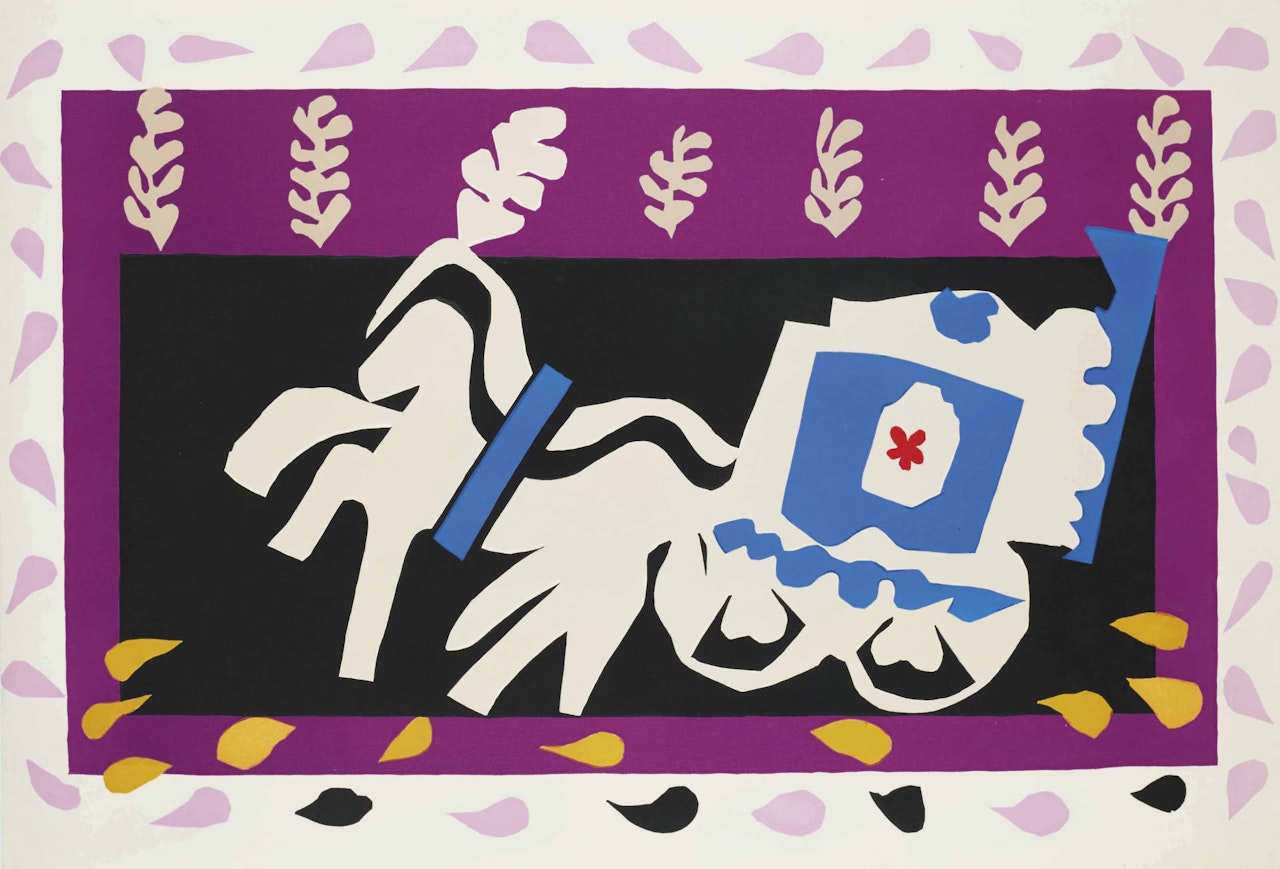 L'enterrement de Pierrot, from: Jazz by Henri Matisse