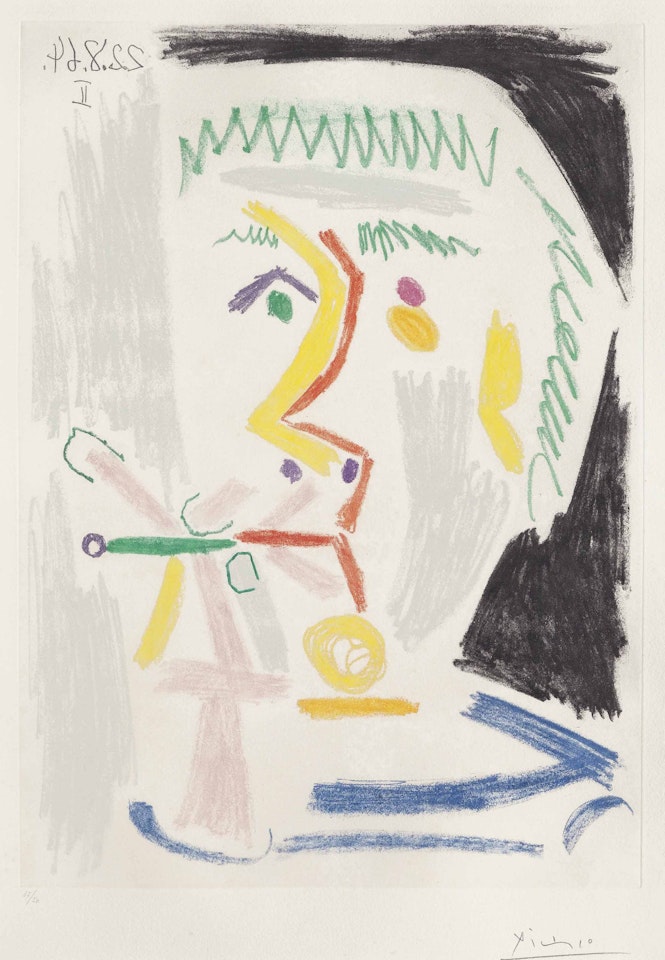 Fumeur à la cigarette by Pablo Picasso