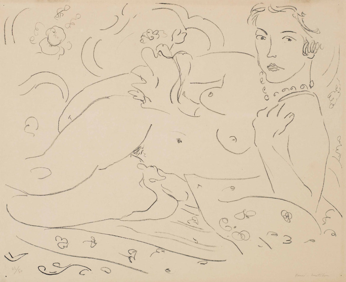 Nu, Main gauche près de l'Epaule by Henri Matisse