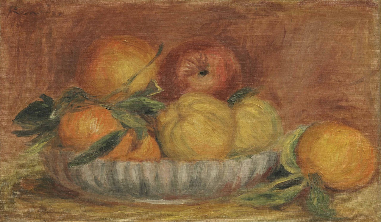 Coupe de fruits by Pierre-Auguste Renoir
