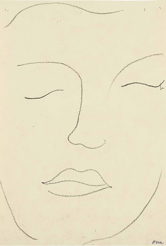 Visage (Claude Duthuit) by Henri Matisse