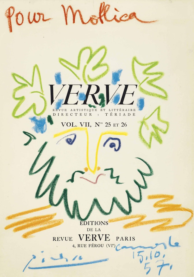 Verve by Pablo Picasso