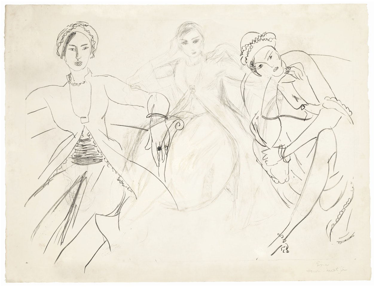Trois figures by Henri Matisse