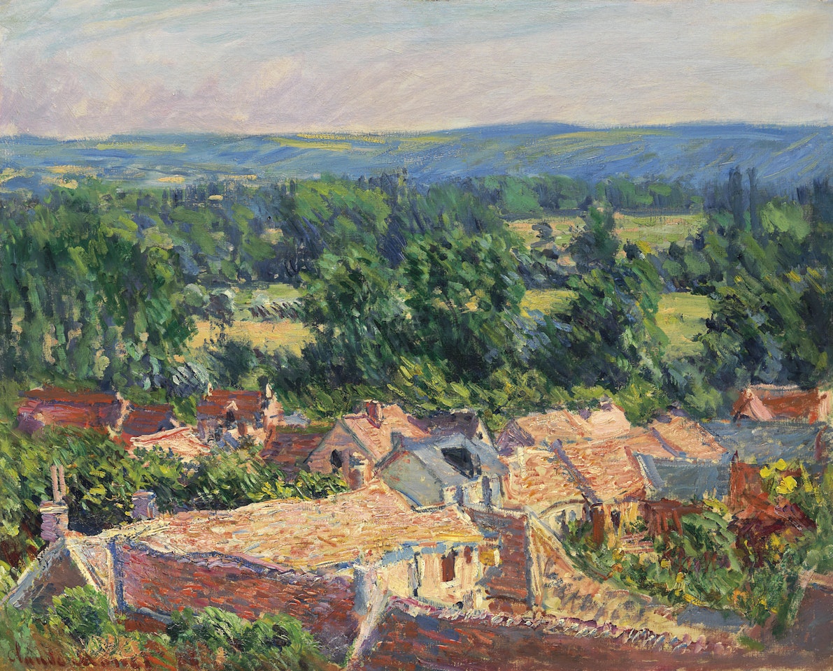 Vue du village de Giverny by Claude Monet
