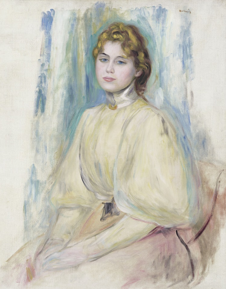 Portrait de Mademoiselle Yvonne Lerolle by Pierre-Auguste Renoir