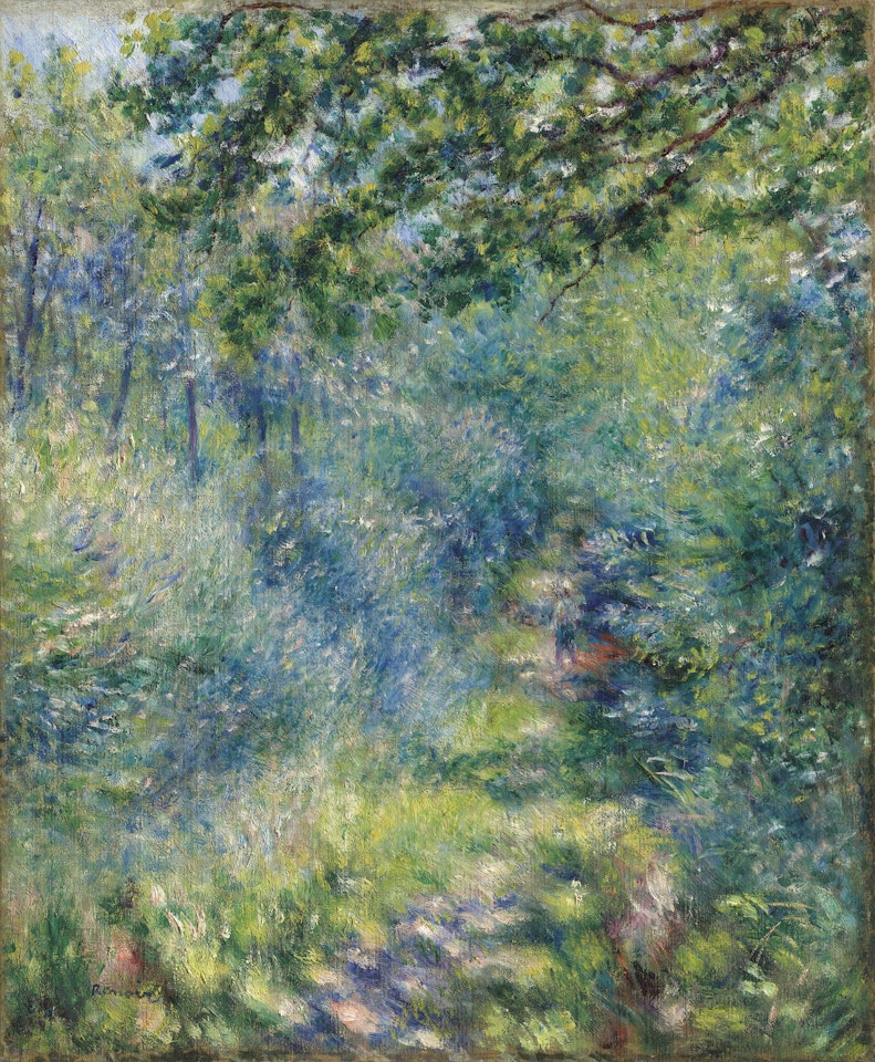 Sentier dans le bois by Pierre-Auguste Renoir