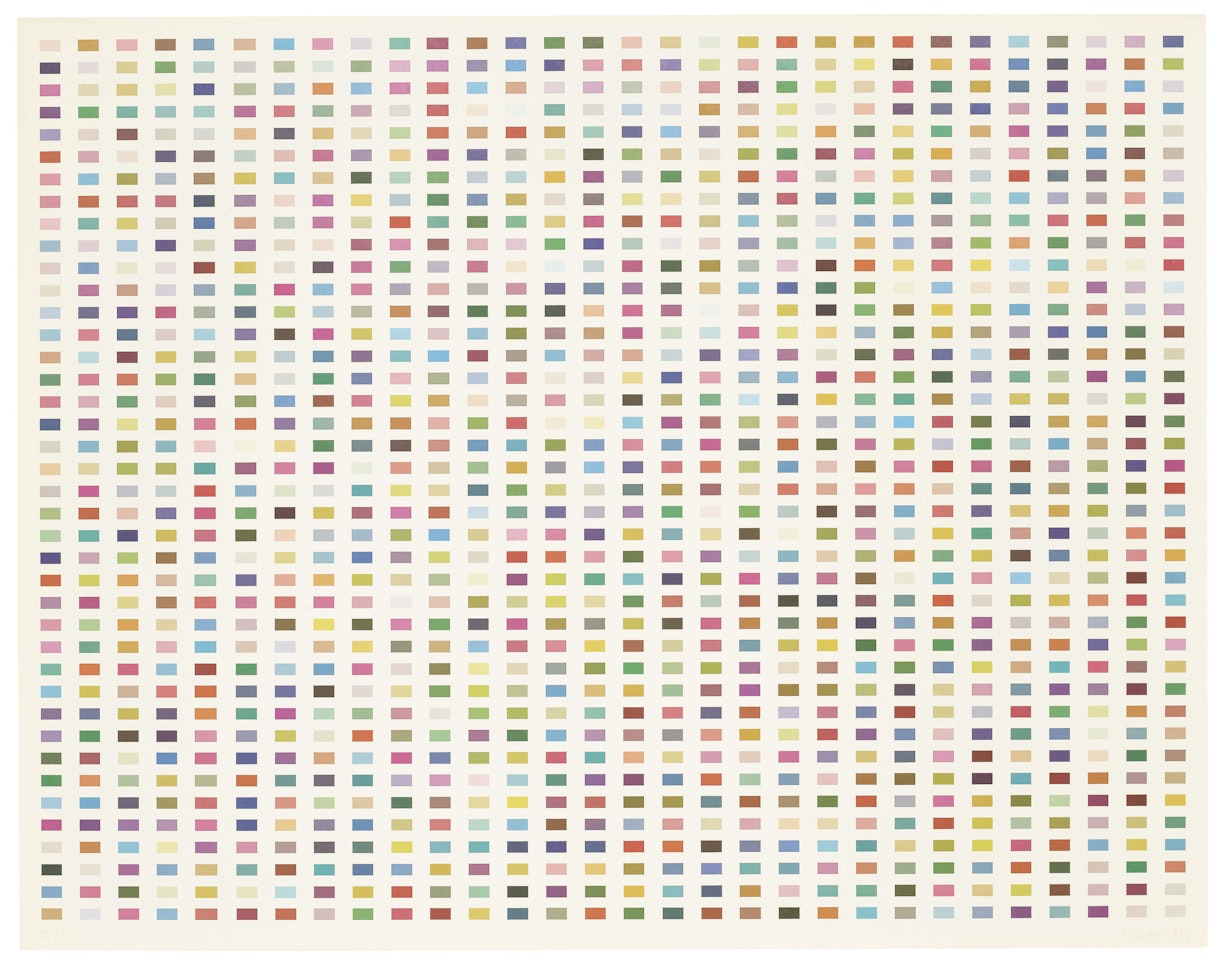 1260 Farben by Gerhard Richter