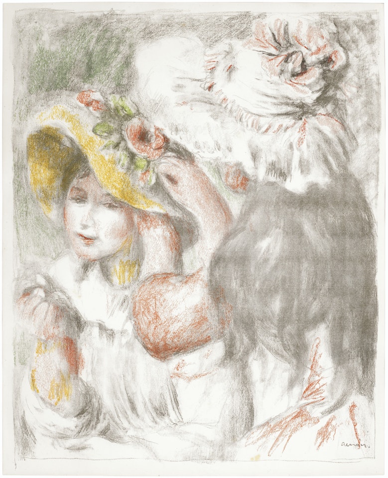 Le Chapeau Épinglé, 2ème Planche by Pierre-Auguste Renoir