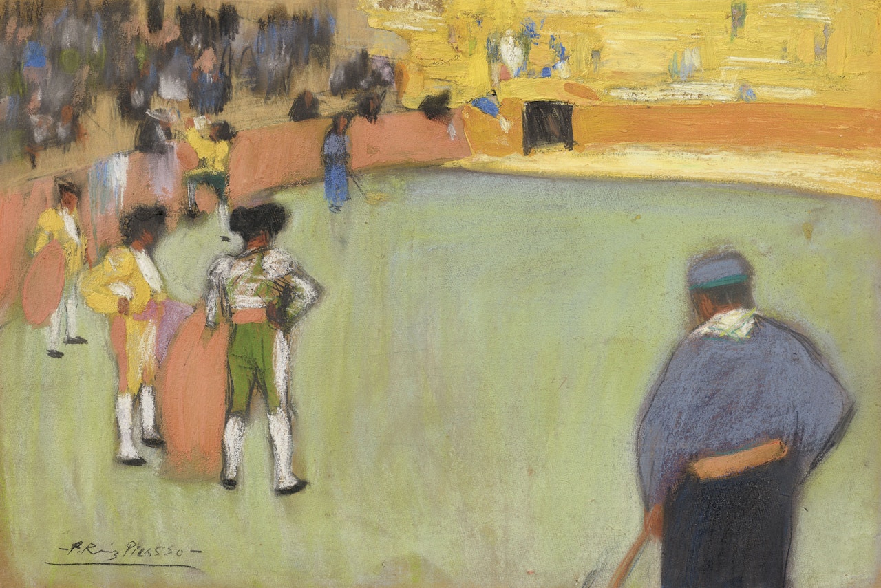 Course de taureaux by Pablo Picasso