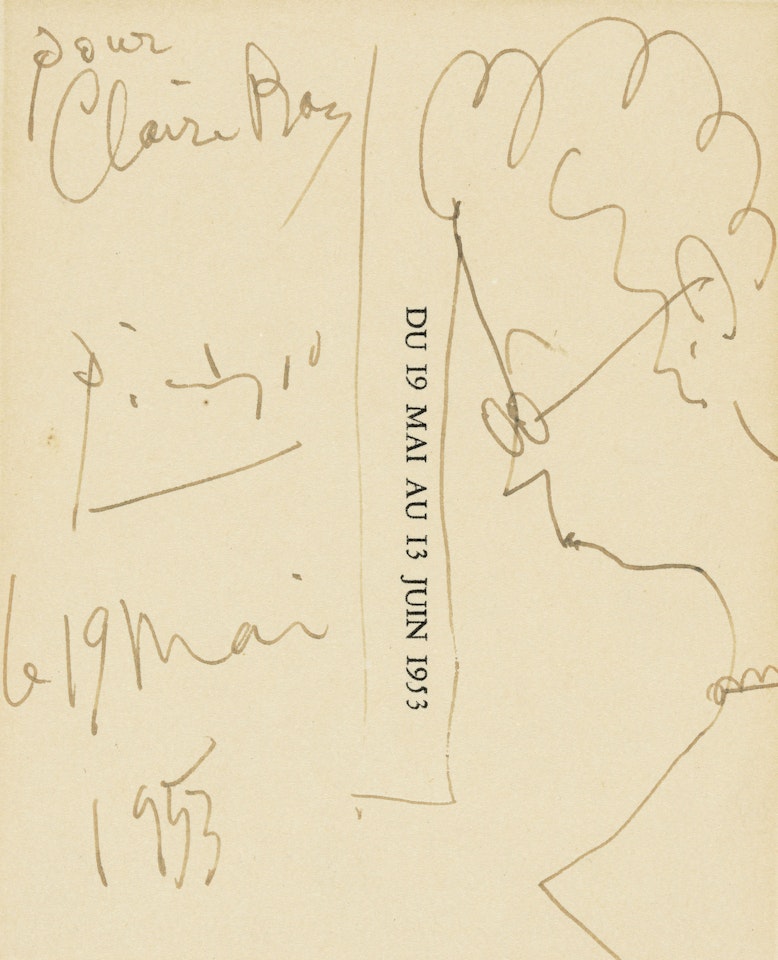Portrait de femme (Claire Roy) by Pablo Picasso