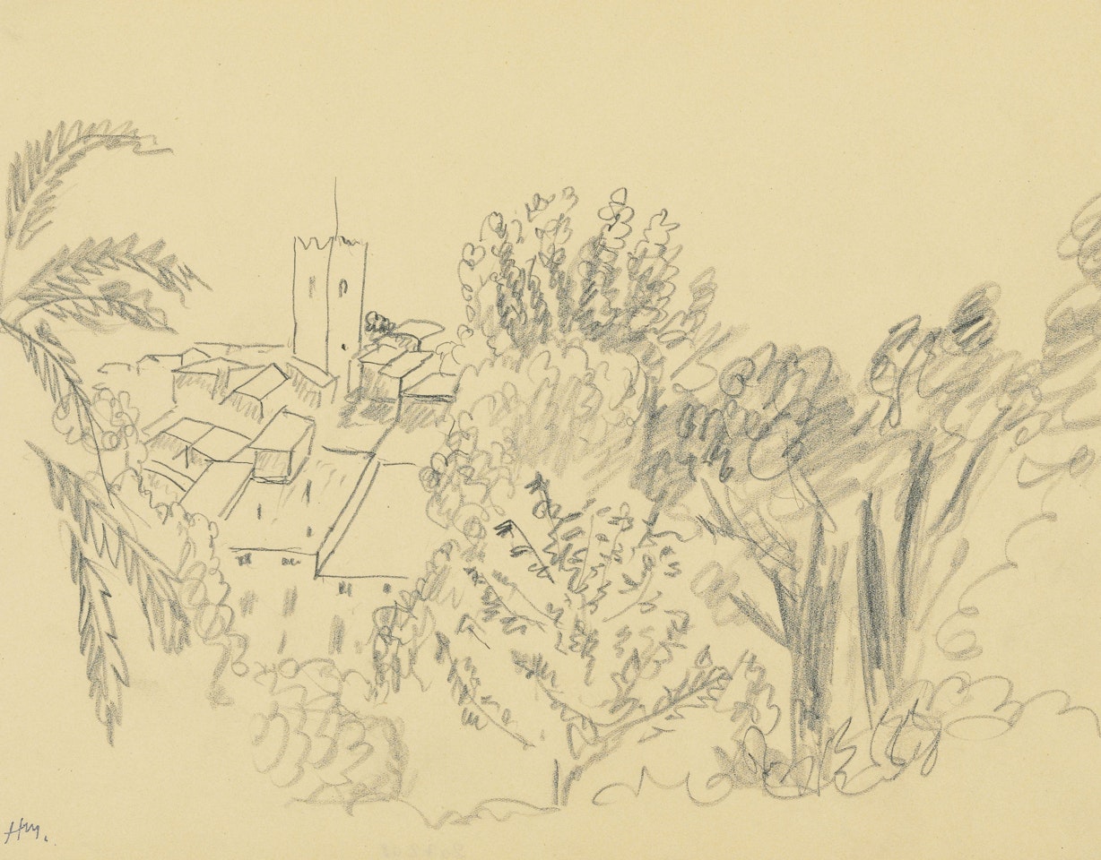 Paysage, vue de Vence by Henri Matisse
