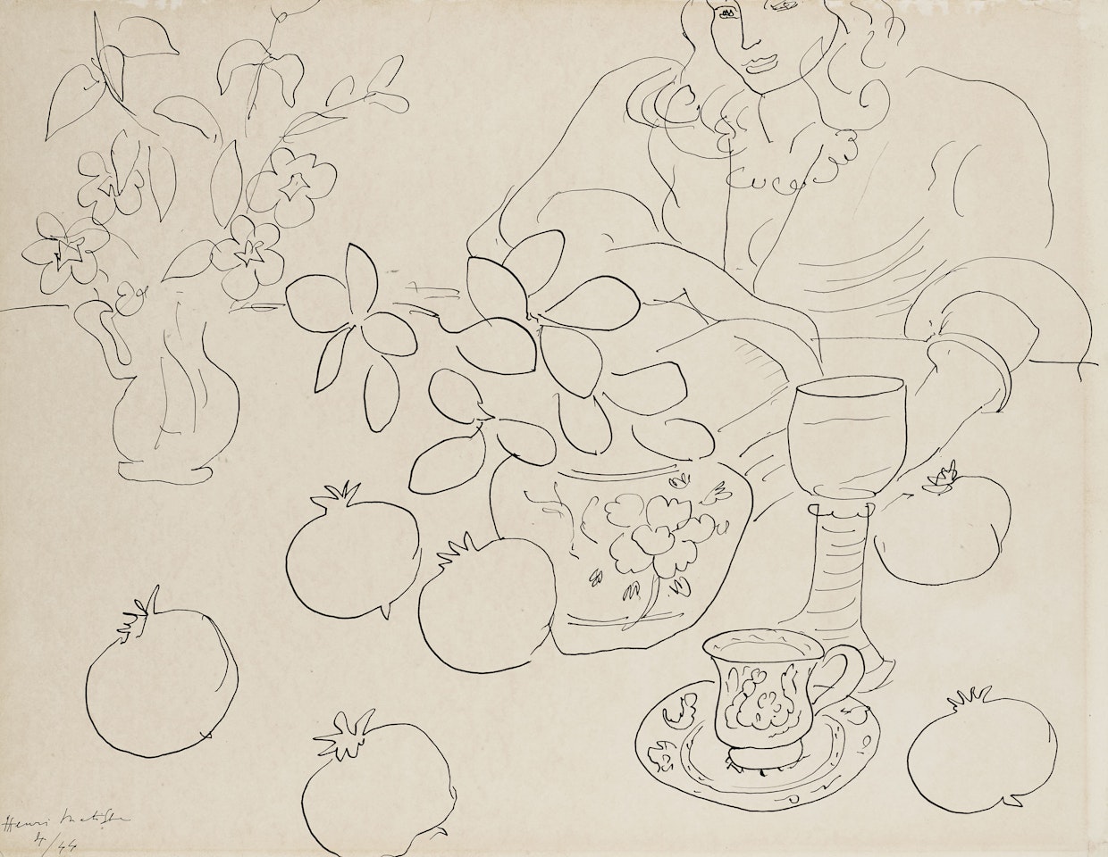 Scène d'intérieur by Henri Matisse
