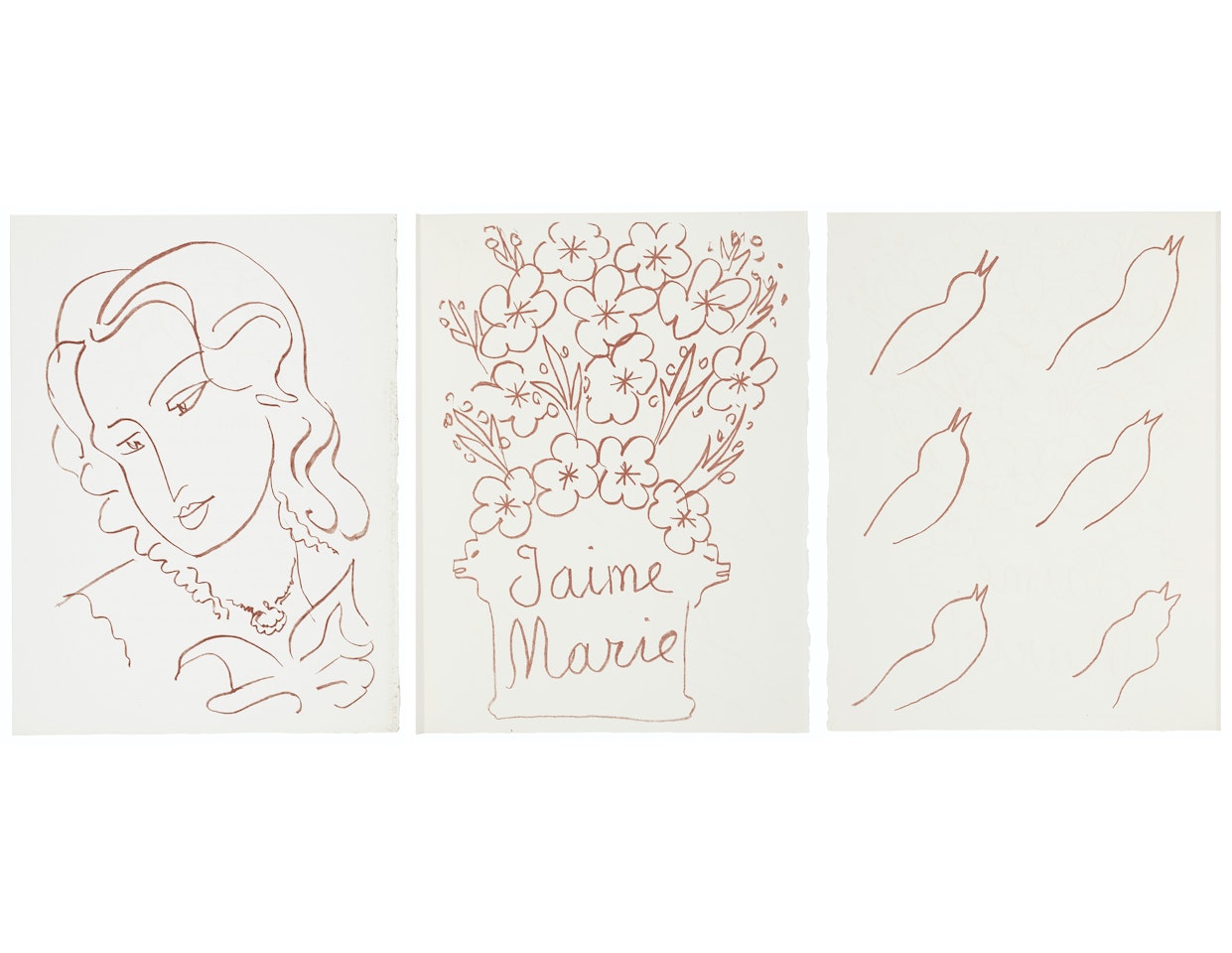 Florilège des amours de Ronsard, A. Skira, Paris, 1948 by Henri Matisse