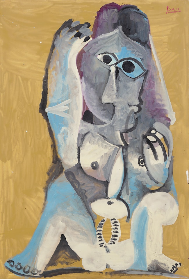 Nu assis by Pablo Picasso