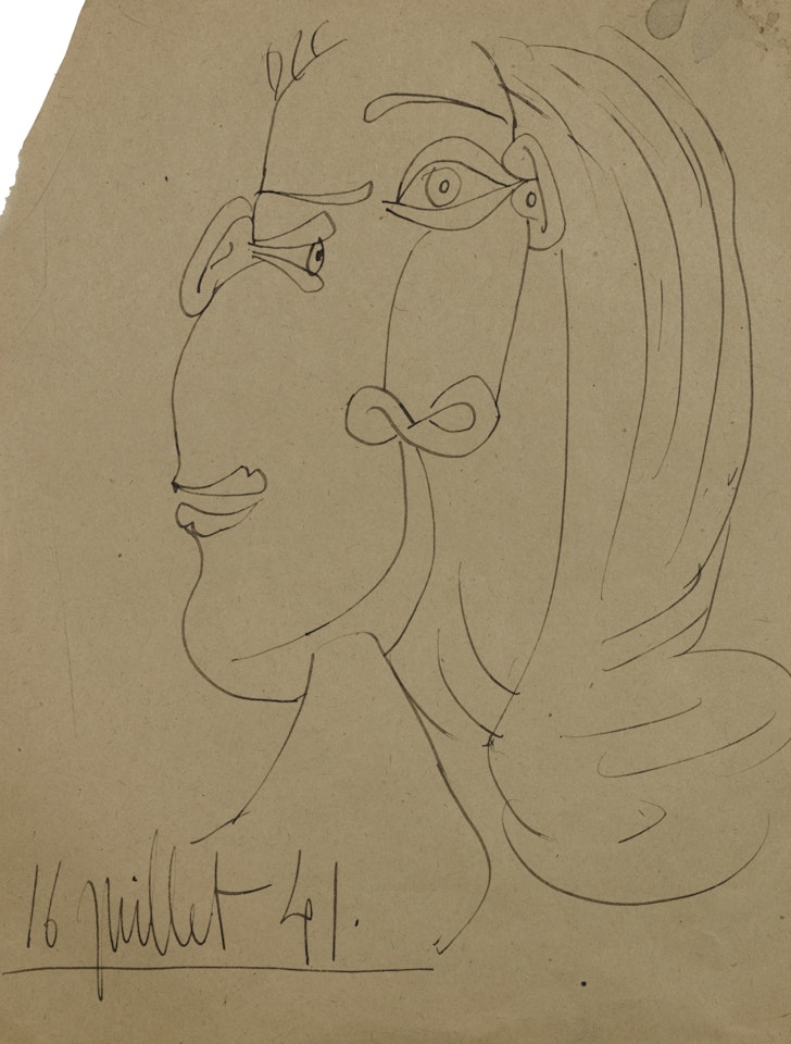 TÊTE DE FEMME by Pablo Picasso
