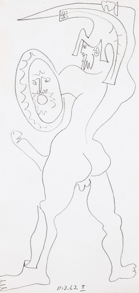 ÉTUDE POUR L'ENLÈVEMENT DES SABINES by Pablo Picasso