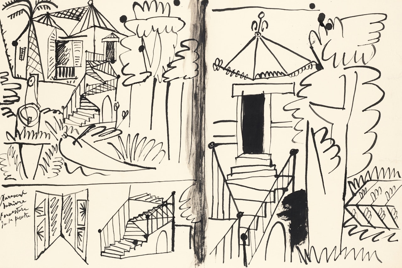 ÉTUDE DE FAÇADES by Pablo Picasso