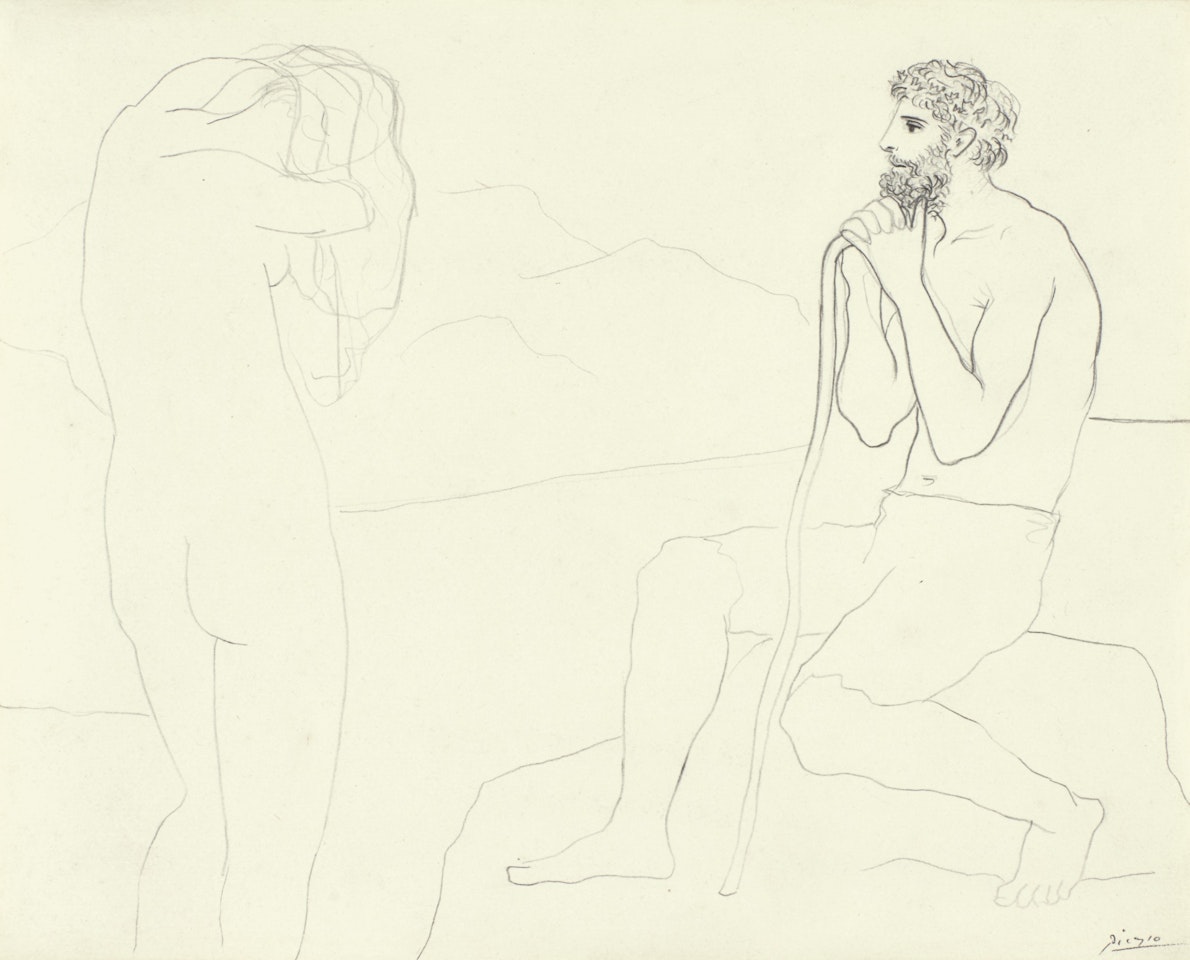 HOMME ET FEMME by Pablo Picasso