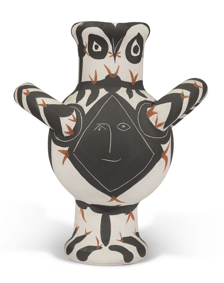 GROS OISEAU VISAGE NOIR (A. R. 118) by Pablo Picasso