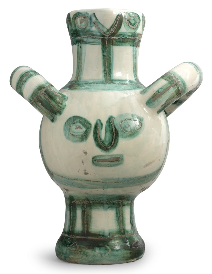 VASE GROS OISEAU VERT (A.R. 453) by Pablo Picasso
