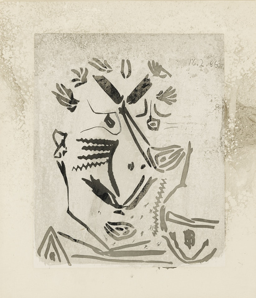 PORTRAIT D'HOMME (NOTRE DAME DE VIE) (B. 1230; BA. 1848) by Pablo Picasso