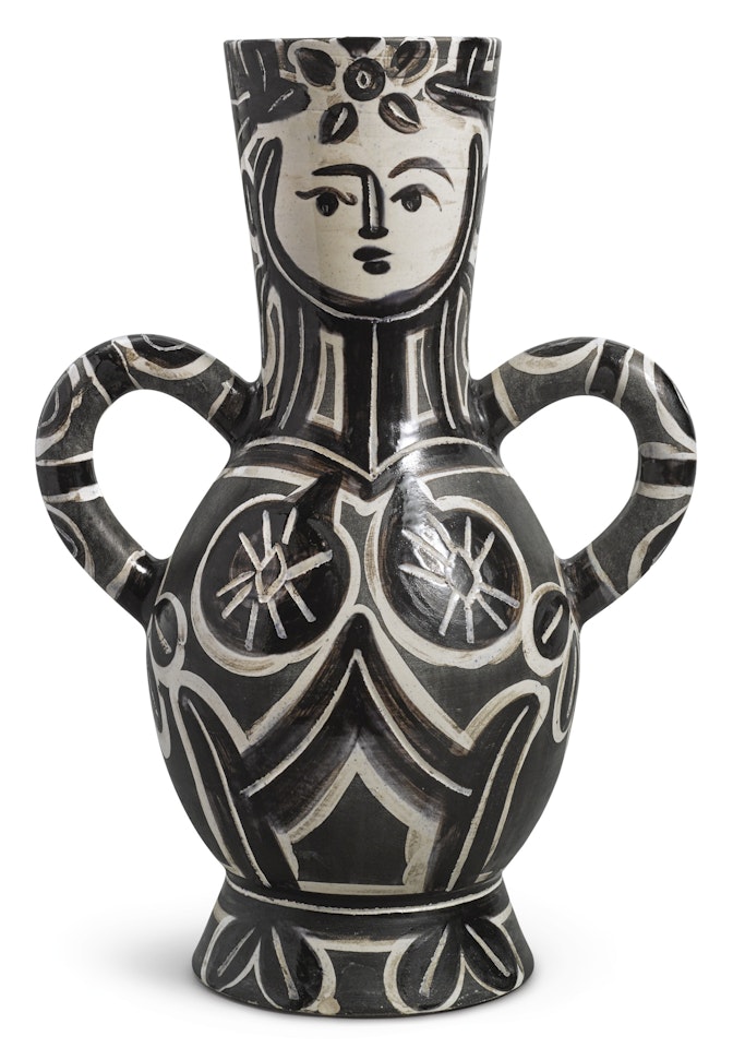 VASE DEUX ANSES HAUTES (A.R. 213) by Pablo Picasso