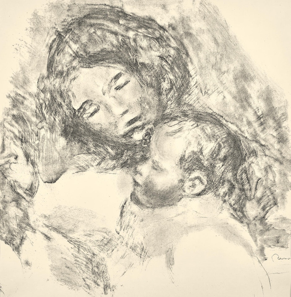 Maternité, Grand Planche(D. 50) by Pierre-Auguste Renoir