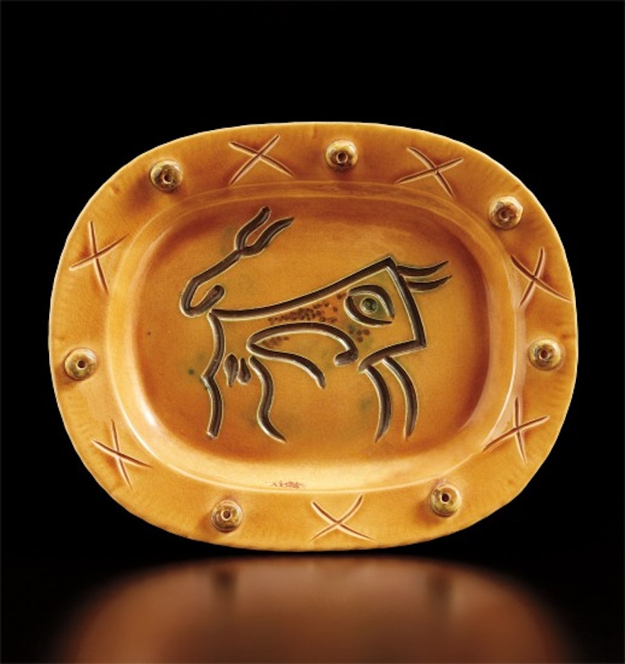 Engraved bull (Taureau gravé) by Pablo Picasso