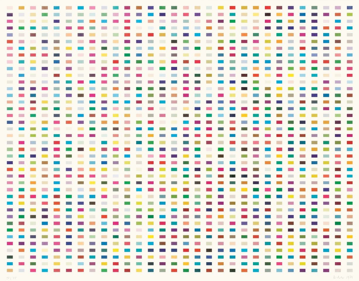 1260 Farben by Gerhard Richter