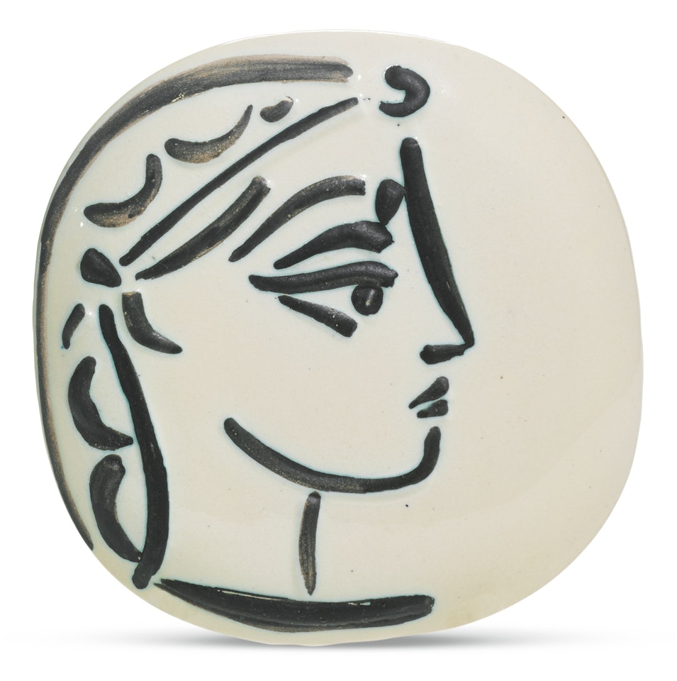 PROFIL DE JACQUELINE (A. R. 383)<br/> by Pablo Picasso