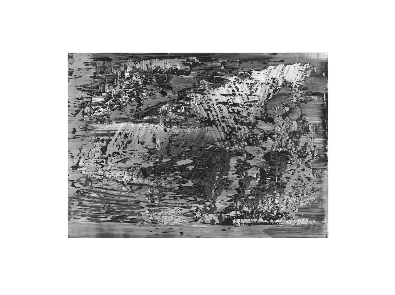 ABSTRAKTES FOTO by Gerhard Richter