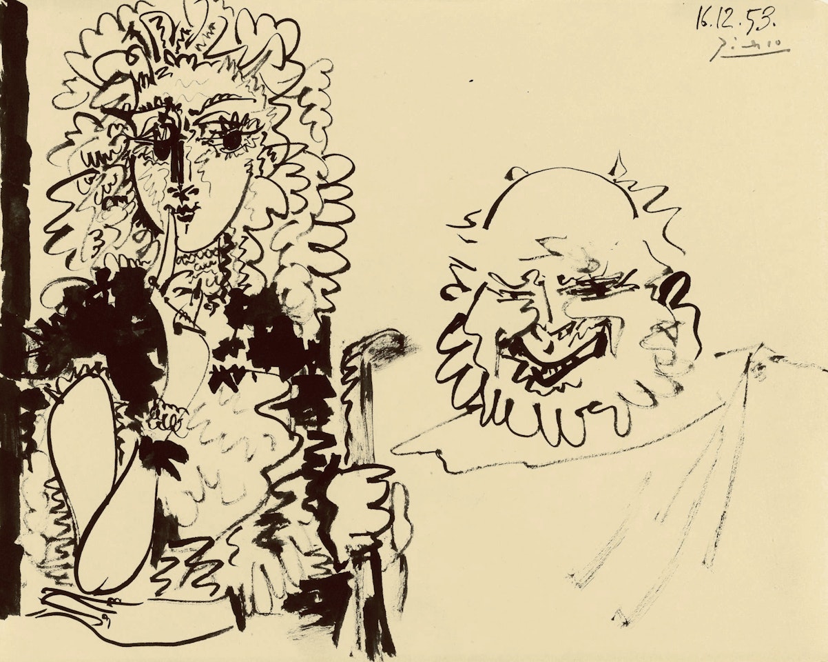 Deux personnages by Pablo Picasso