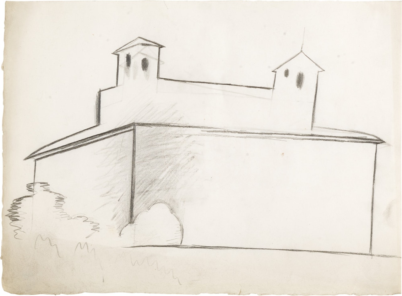 LA VILLA MÉDICIS À ROME  by Pablo Picasso