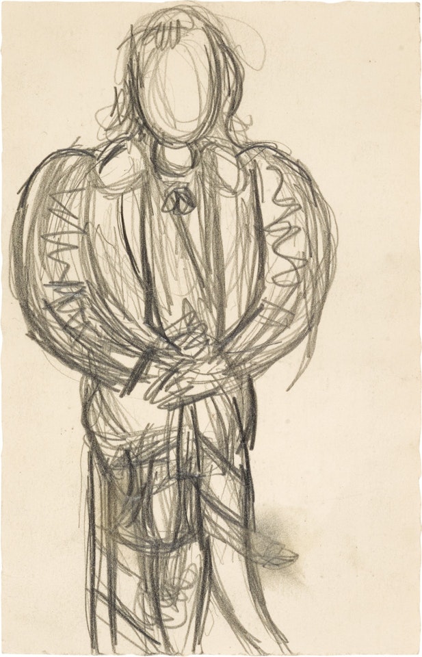 PORTRAIT AVEC MANTEAU POLONAIS by Pablo Picasso