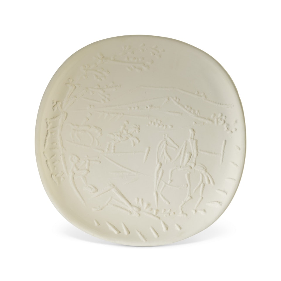 JOUER DE DIAULE ET FAUNE (A. R. 342) by Pablo Picasso